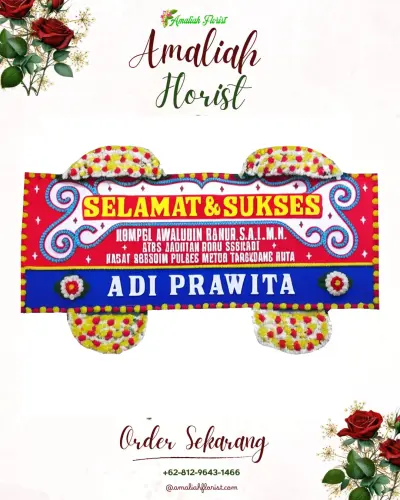 Karangan Bunga Ucapan Selamat di Andalas