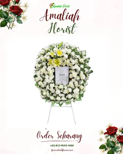 Krans Bunga Duka Cita di Andalas